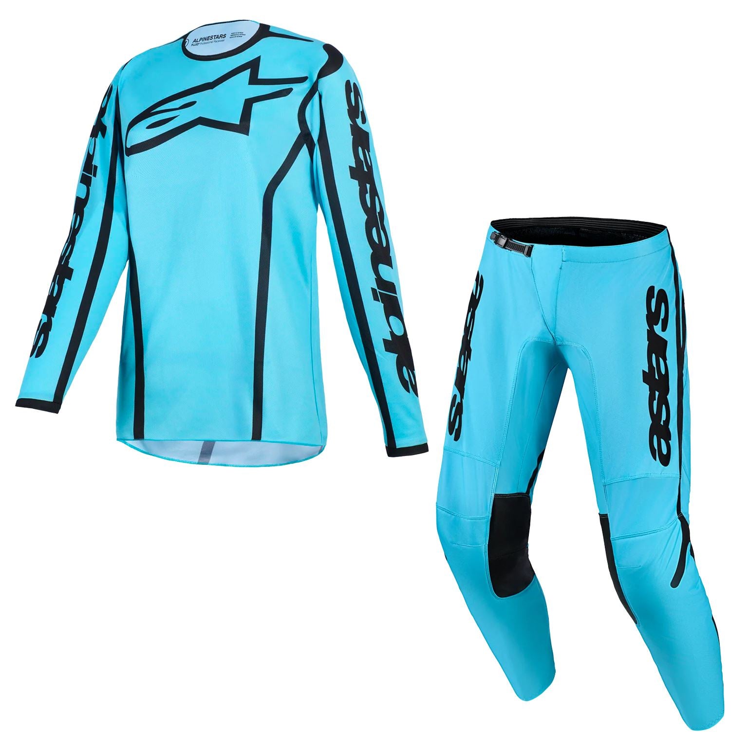 Alpinestars 2026 Womens Stella Fluid Apex Motocross Combo Kit Tropical Black